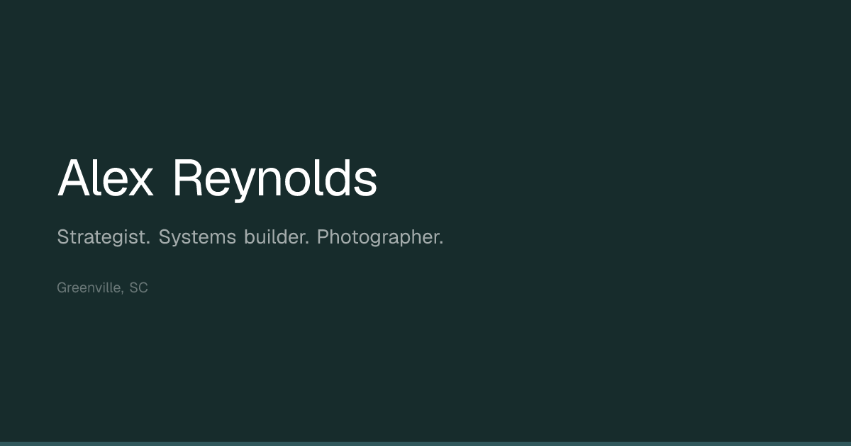 Alex Reynolds